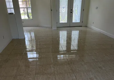 New flooring installed in a Houston home